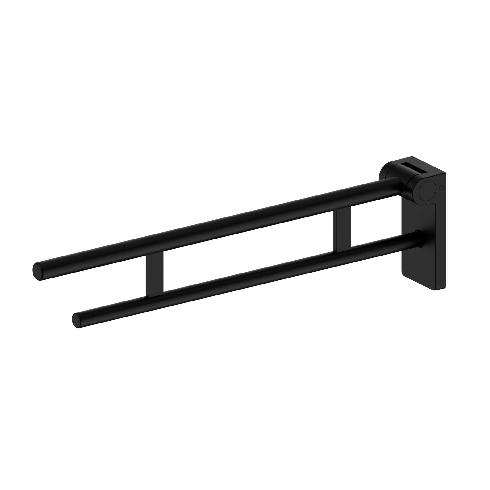 Mecca Care Foldable Toilet Support Arm Matte Black