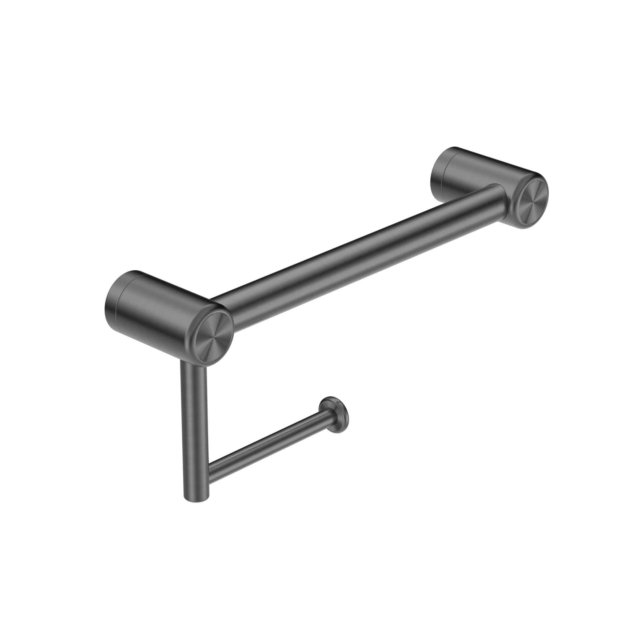 Mecca Care 25mm Toilet Roll Rail 300mm Gun Metal