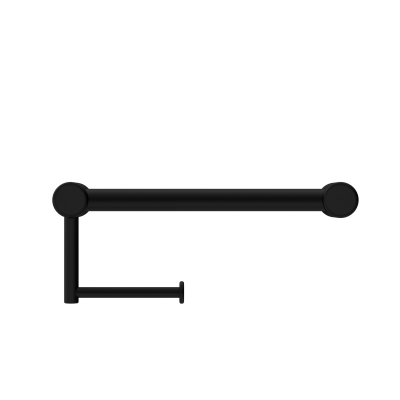 Mecca Care 25mm Toilet Roll Rail 300mm Matte Black