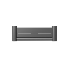 Mecca Care 25mm Grab Rail With Shelf 300mm Gun Metal