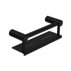 Mecca Care 25mm Grab Rail With Shelf 300mm Matte Black