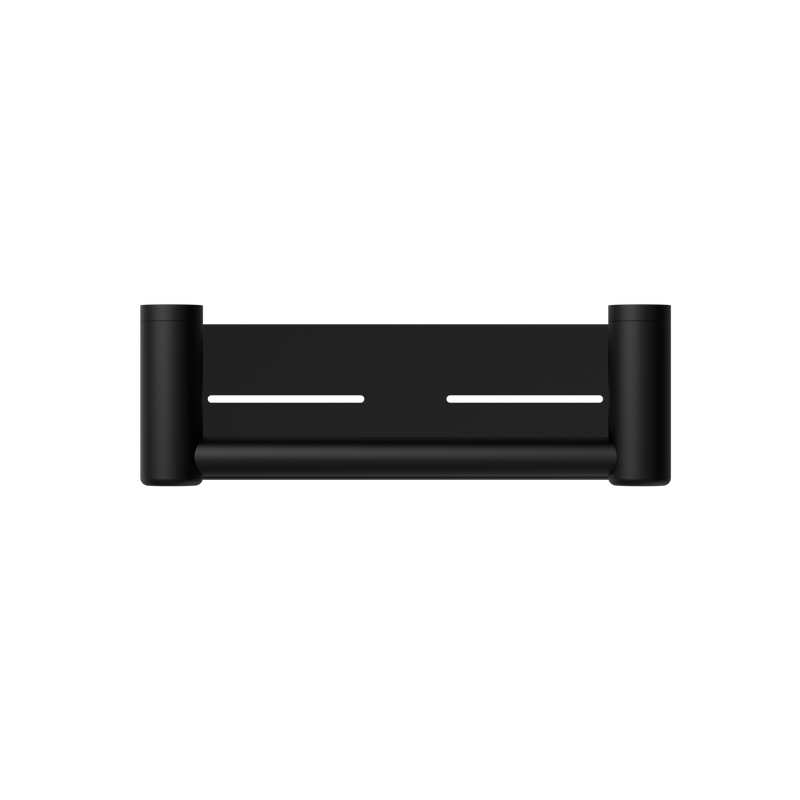 Mecca Care 25mm Grab Rail With Shelf 300mm Matte Black