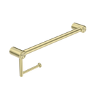 Mecca Care 25mm Toilet Roll Rail 450mm Brushed Gold