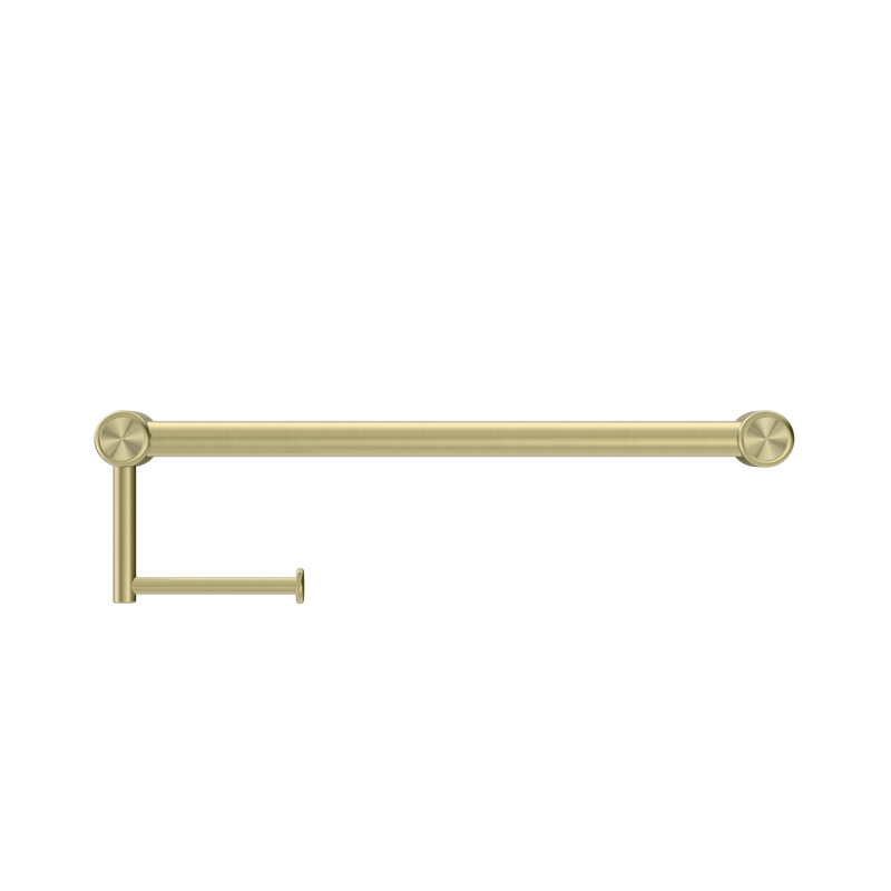 Mecca Care 25mm Toilet Roll Rail 450mm Brushed Gold