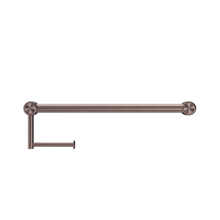 Mecca Care 25mm Toilet Roll Rail 450mm Brushed Bronze
