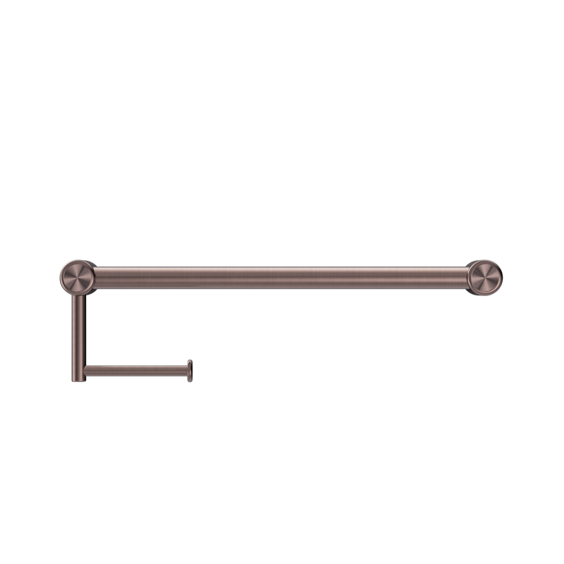 Mecca Care 25mm Toilet Roll Rail 450mm Brushed Bronze