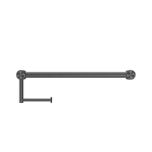 Mecca Care 25mm Toilet Roll Rail 450mm Gun Metal
