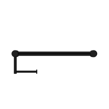 Mecca Care 25mm Toilet Roll Rail 450mm Matte Black