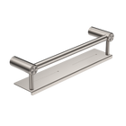 Mecca Care 25mm Grab Rail With Shelf 450mm Brushed Nickel