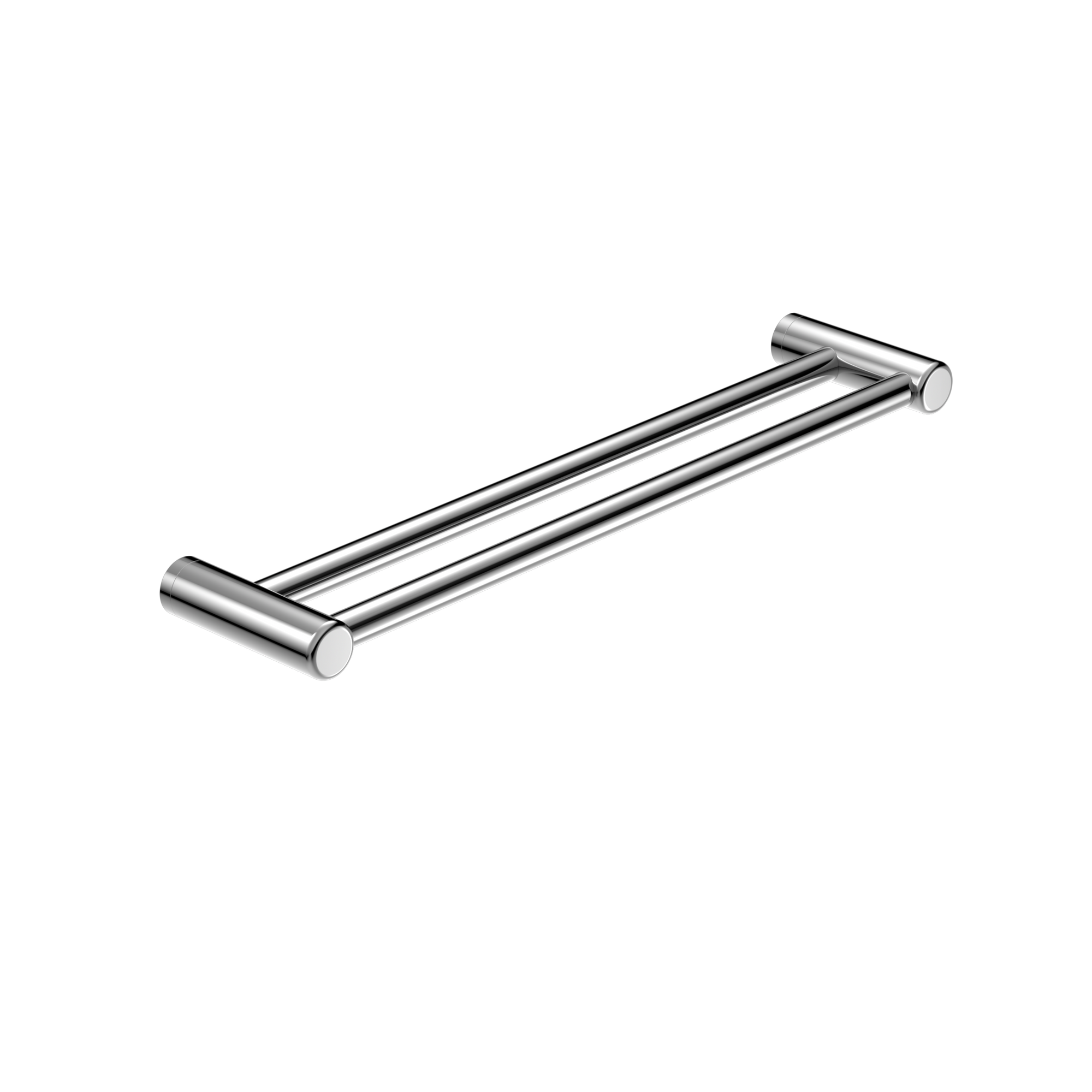 Mecca Care 25mm Double Towel Grab Rail 600mm Chrome