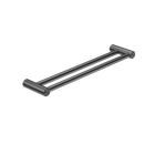 Mecca Care 25mm Double Towel Grab Rail 600mm Gun Metal