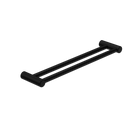 Mecca Care 25mm Double Towel Grab Rail 600mm Matte Black