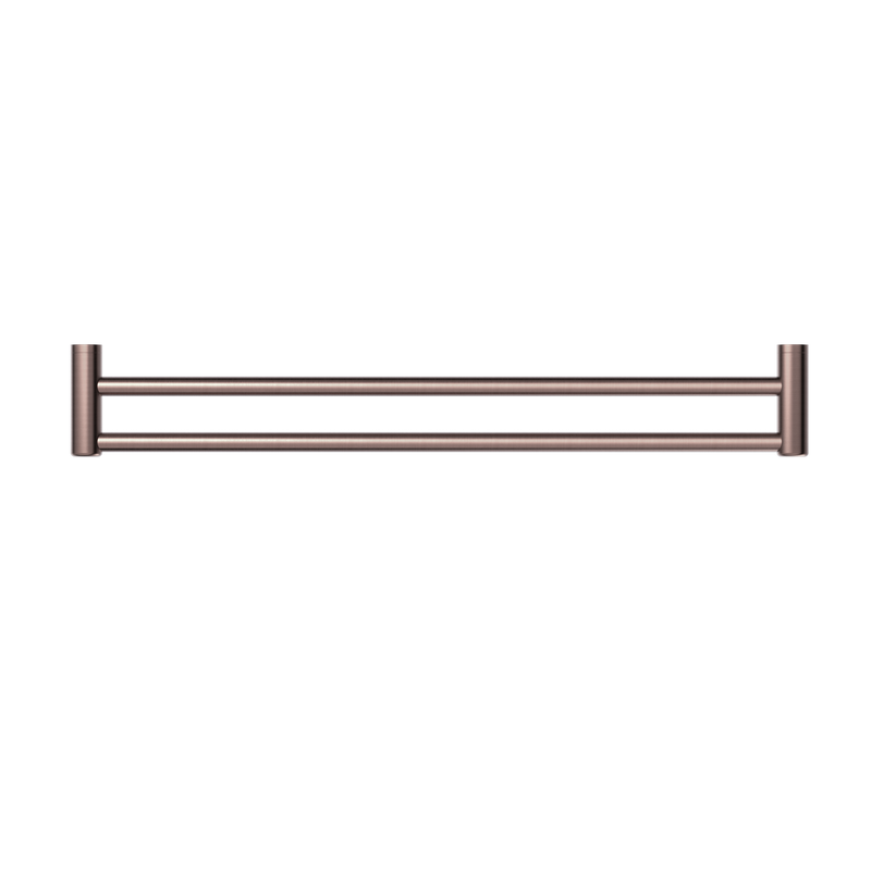 Mecca Care 25mm Double Towel Grab Rail 900mm Brushed Bronze