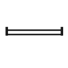 Mecca Care 25mm Double Towel Grab Rail 900mm Matte Black