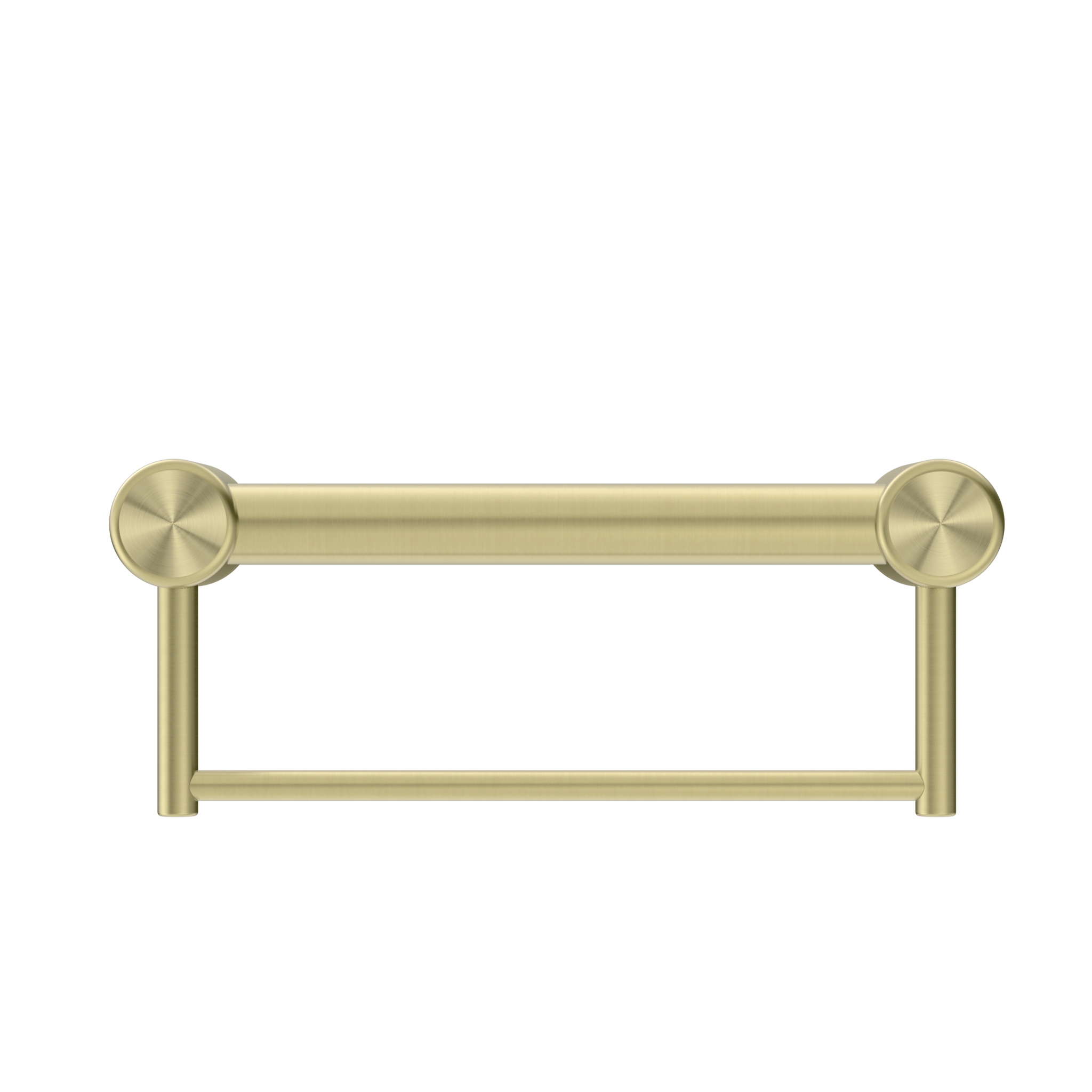 Mecca Care 32mm Grab Rail With Towel Holder 300mm Brushed Gold