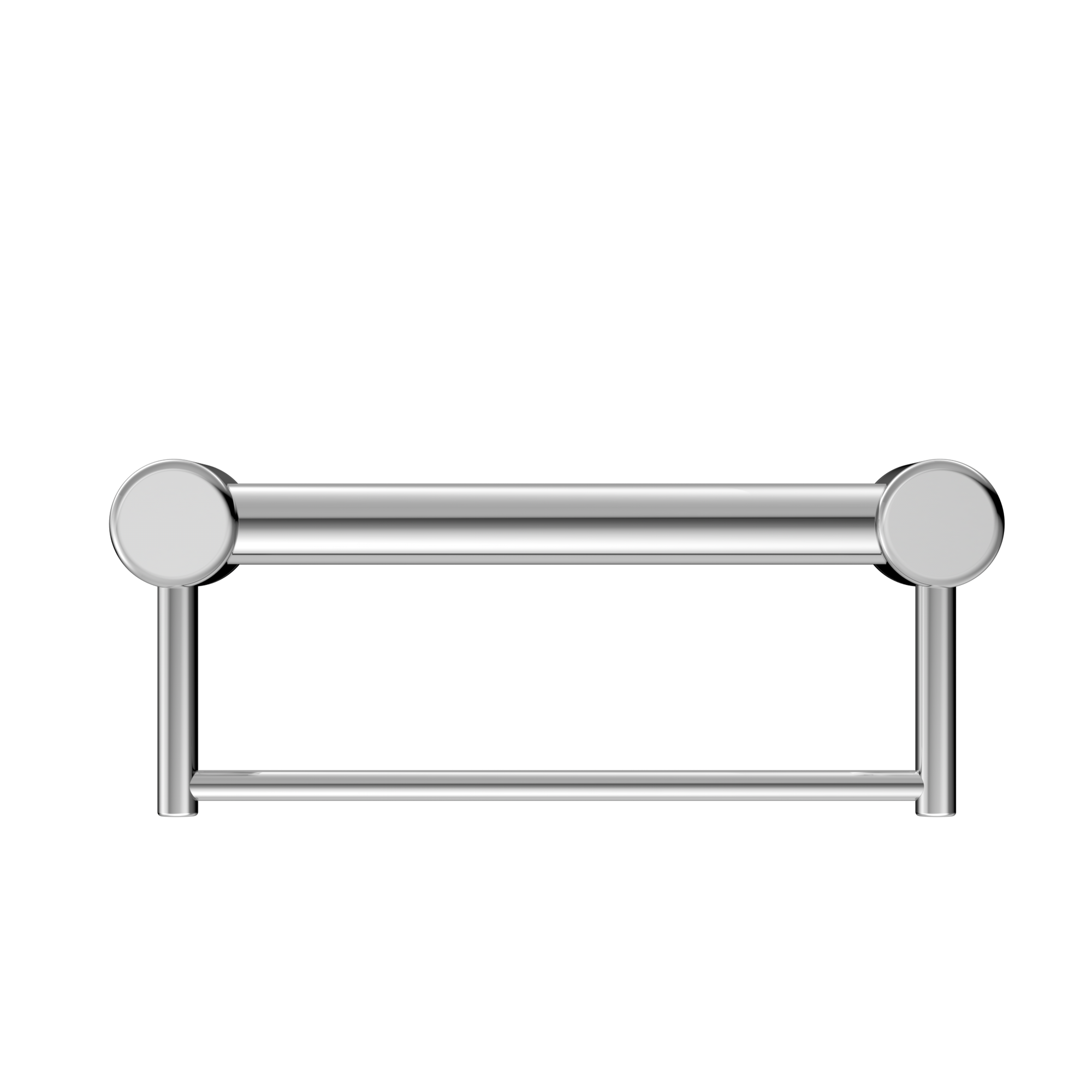 Mecca Care 32mm Grab Rail With Towel Holder 300mm Chrome
