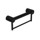 Mecca Care 32mm Grab Rail With Towel Holder 300mm Matte Black