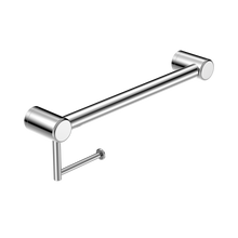 Mecca Care 32mm Grab Rail With Toilet Roll Holder 450mm Chrome