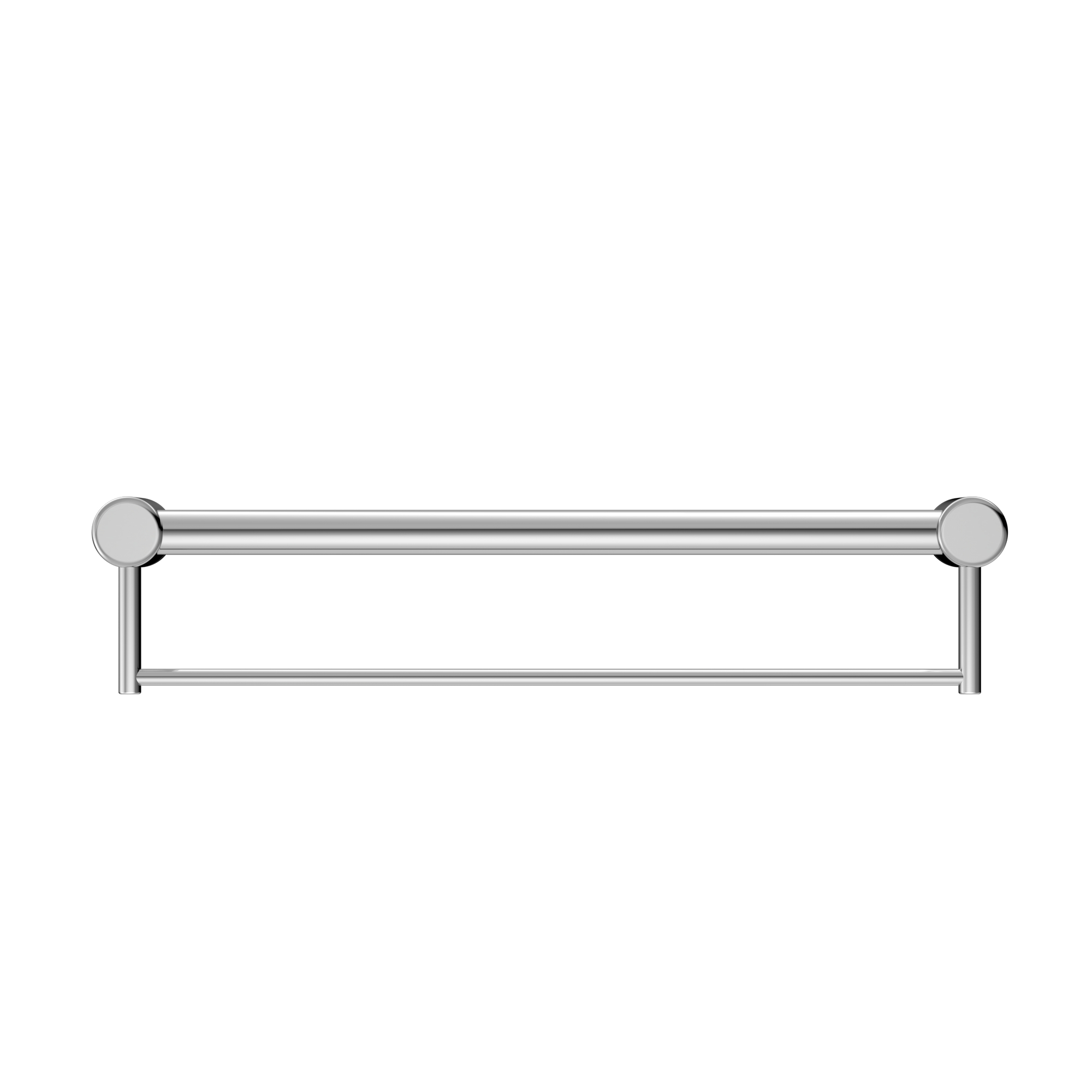 Mecca Care 32mm Grab Rail With Towel Holder 600mm Chrome