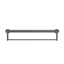 Mecca Care 32mm Grab Rail With Towel Holder 600mm Gun Metal