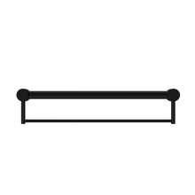 Mecca Care 32mm Grab Rail With Towel Holder 600mm Matte Black