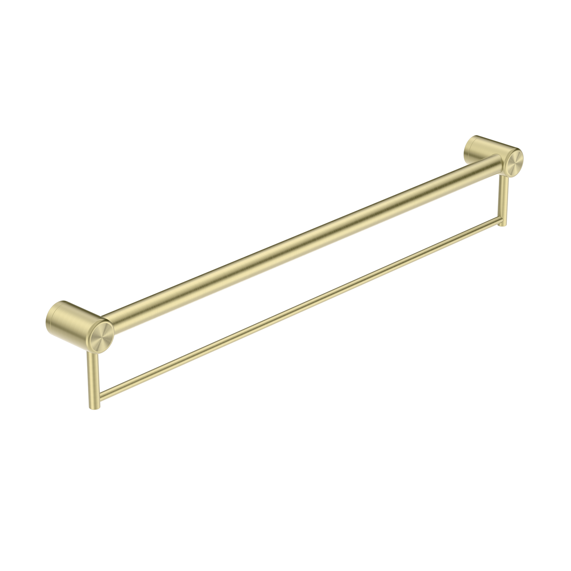 Mecca Care 32mm Grab Rail With Towel Holder 900mm Brushed Gold