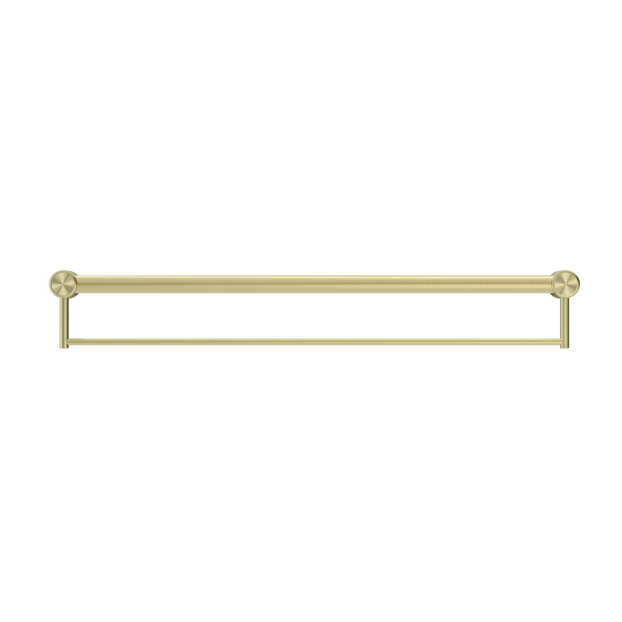 Mecca Care 32mm Grab Rail With Towel Holder 900mm Brushed Gold