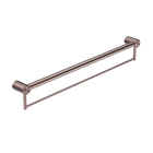 Mecca Care 32mm Grab Rail With Towel Holder 900mm Brushed Bronze