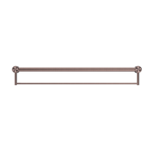 Mecca Care 32mm Grab Rail With Towel Holder 900mm Brushed Bronze