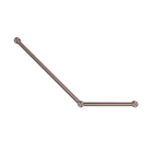 Mecca Care 32mm Ambulant Toilet Grab Rail 45 Degree 750X450mm Brushed Bronze