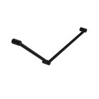 Mecca Care 32mm DDA Accessible Toilet Grab Rail Set 45 Degree 750X900mm Matte Black