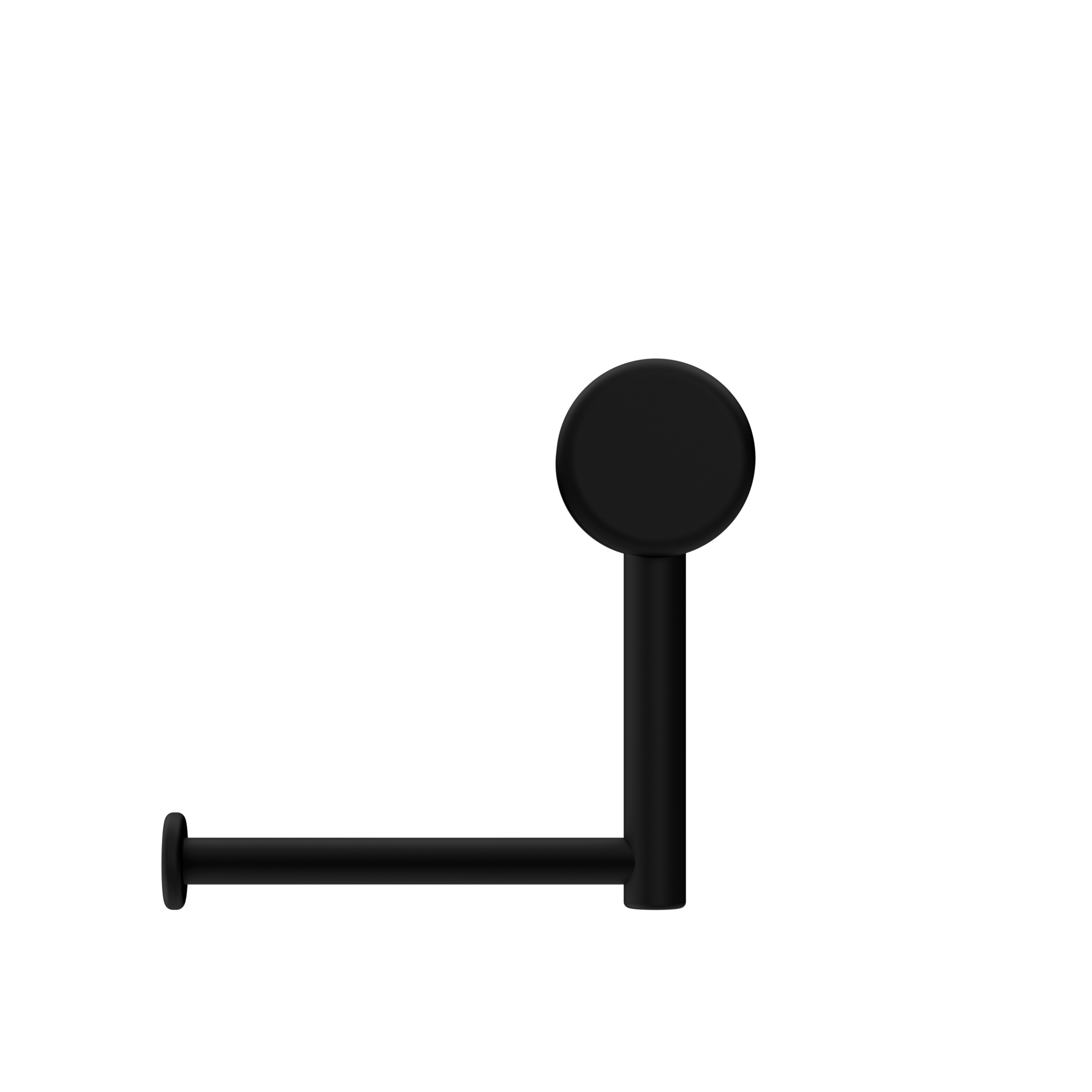 Mecca Care Heavy Duty Toilet Roll Holder Matte Black