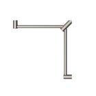 Mecca Care 32mm Wrap Around Corner Grab Rail 600X600mm Brushed Nickel