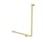 Mecca Care 32mm 90 Degree NZ4121 Accessible Toilet Grab Rail 750X750mm Brushed Gold