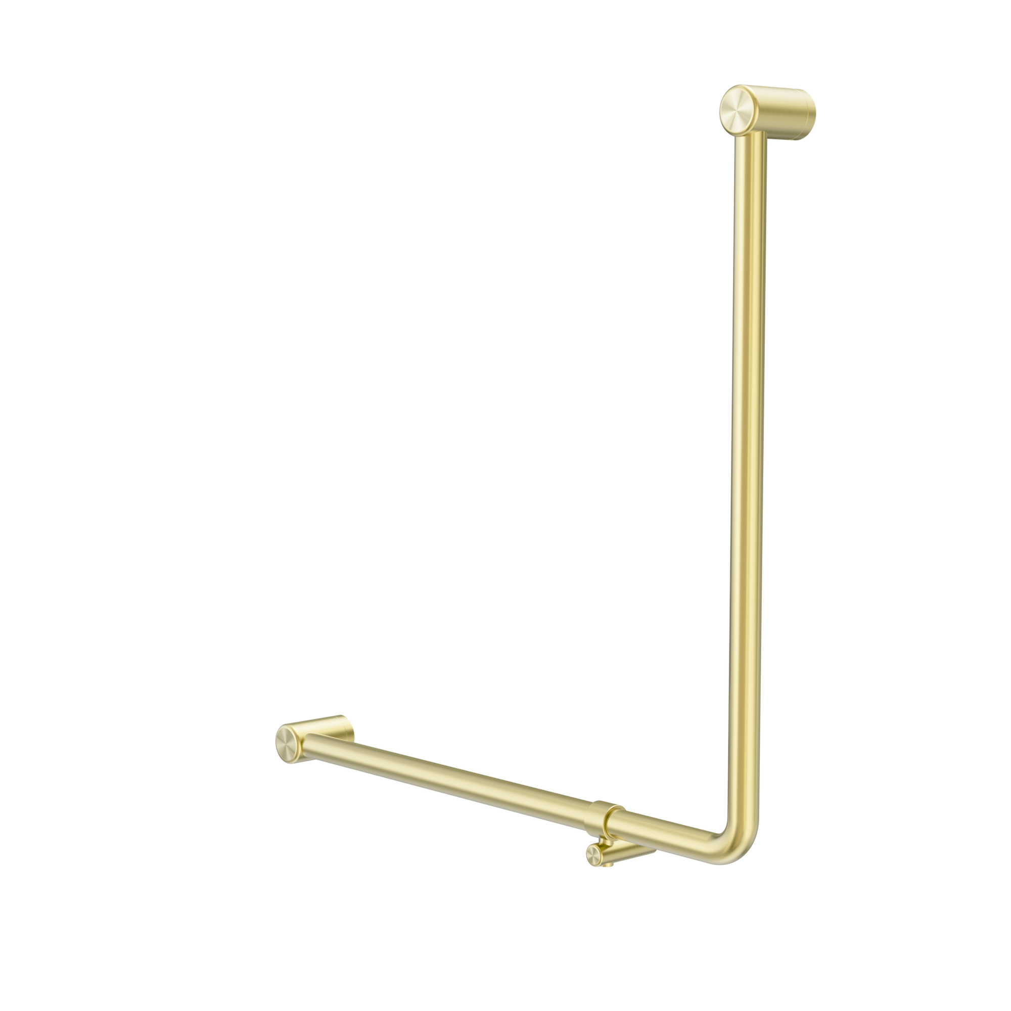 Mecca Care 32mm 90 Degree NZ4121 Accessible Toilet Grab Rail 750X750mm Brushed Gold