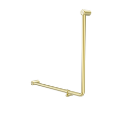 Mecca Care 32mm 90 Degree NZ4121 Accessible Toilet Grab Rail 750X750mm Brushed Gold
