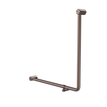 Mecca Care 32mm 90 Degree NZ4121 Accessible Toilet Grab Rail 750X750mm Brushed Bronze