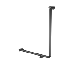 Mecca Care 32mm 90 Degree NZ4121 Accessible Toilet Grab Rail 750X750mm Gun Metal