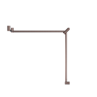 Mecca Care 32mm DDA Accessible Toilet Grab Rail Set 90 Degree Continuous 600X1065X1025mm Brushed Bronze