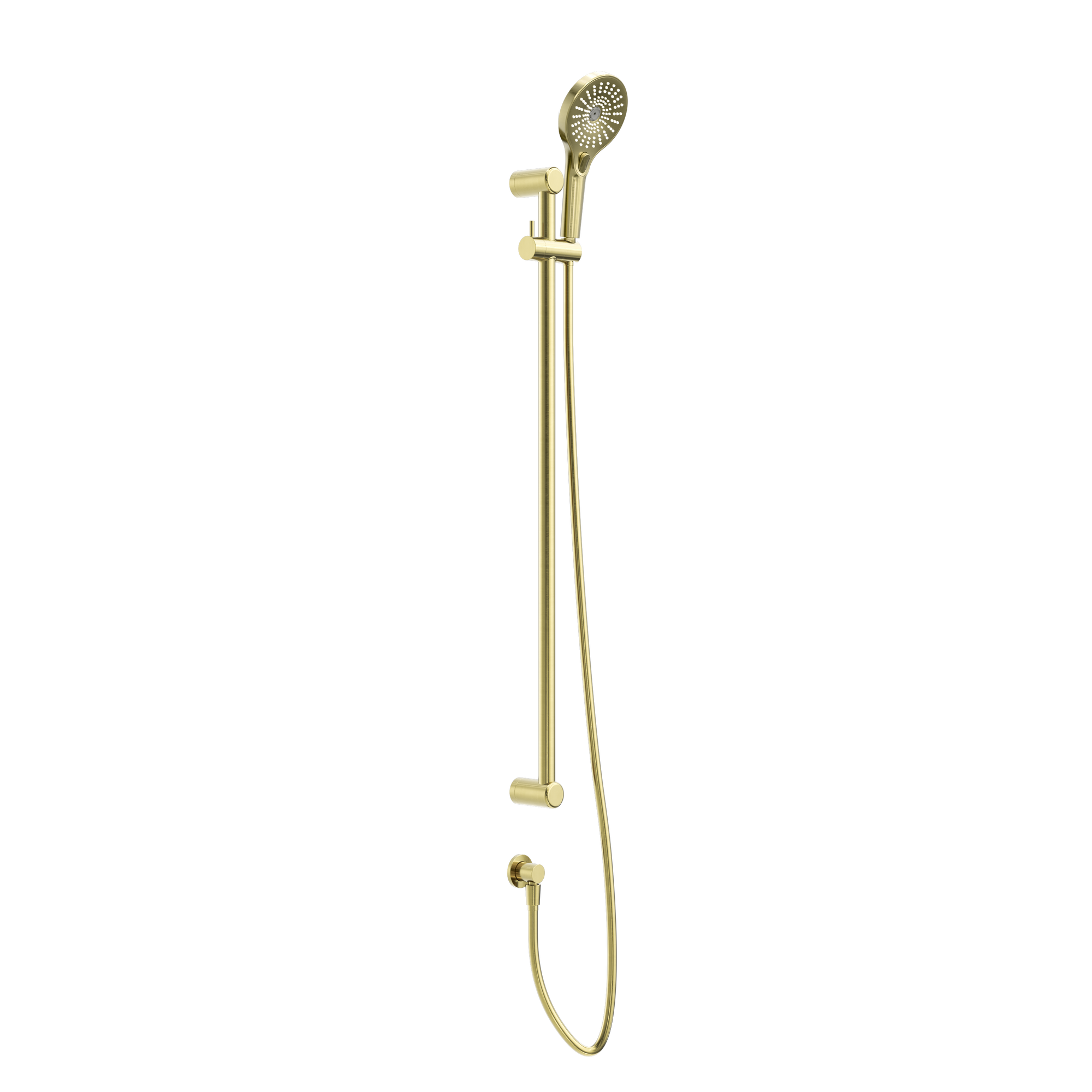 Mecca Care 25mm Grab Rail And Adjustable Shower Rail Set 900mm Brushed Gold