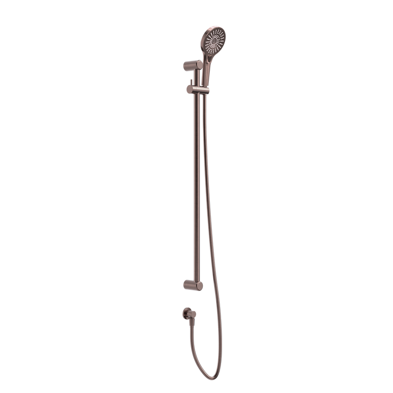 Mecca Care 25mm Grab Rail And Adjustable Shower Rail Set 900mm Brushed Bronze