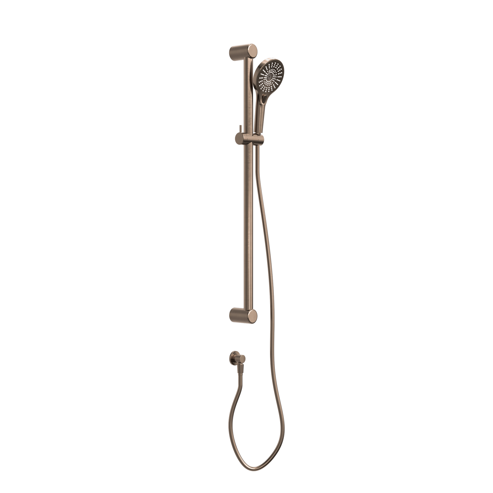 Mecca Care 32mm Grab Rail And Adjustable Shower Rail Set 900mm Brushed Bronze