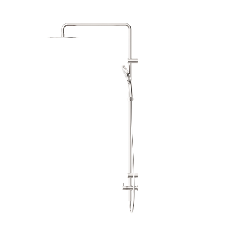 Mecca Care 25mm Grab Rail 900mm Twin Shower Set Brushed Nickel