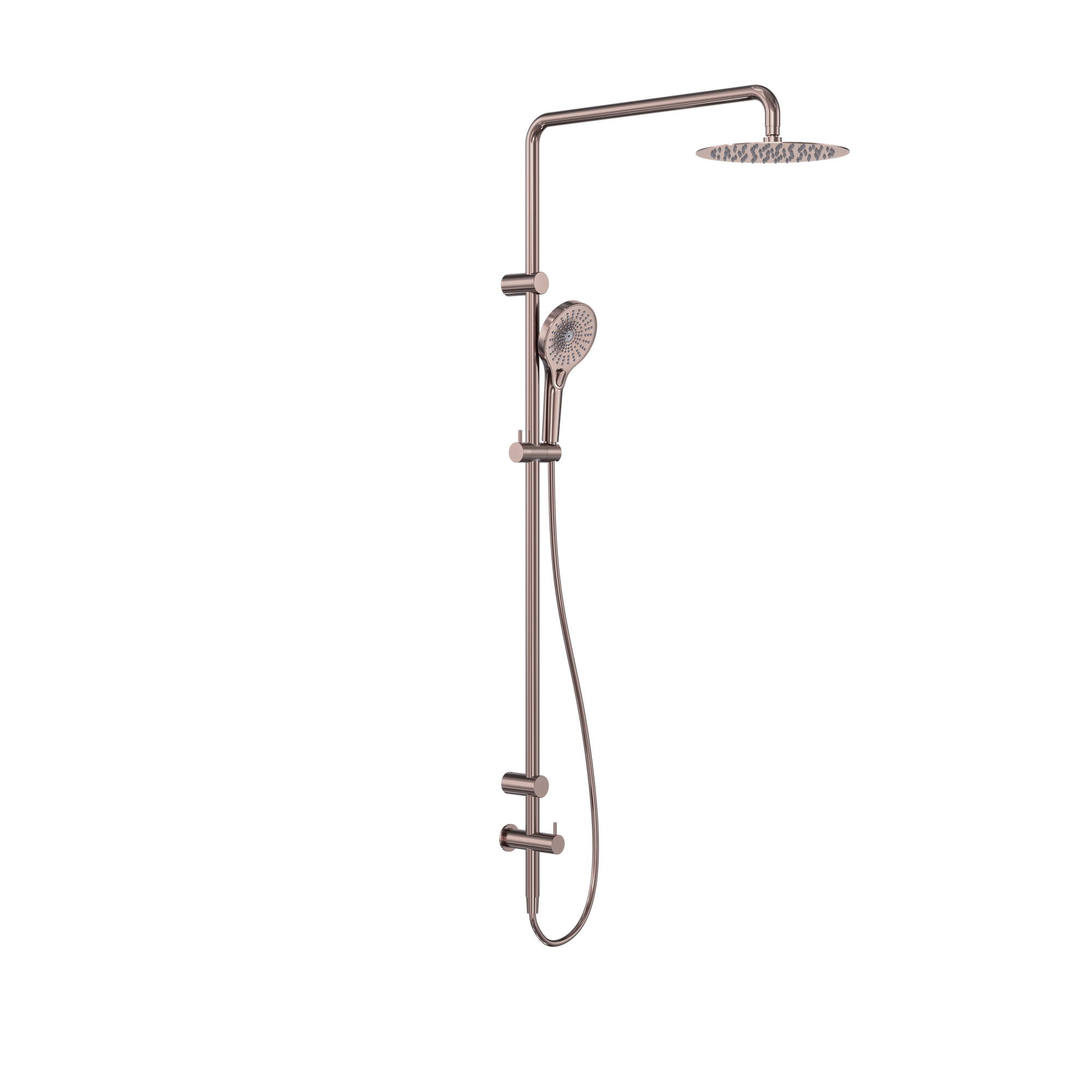 Mecca Care 25mm Grab Rail 900mm Twin Shower Set Brushed Bronze