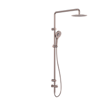 Mecca Care 25mm Grab Rail 900mm Twin Shower Set Brushed Bronze