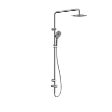 Mecca Care 25mm Grab Rail 900mm Twin Shower Set Chrome