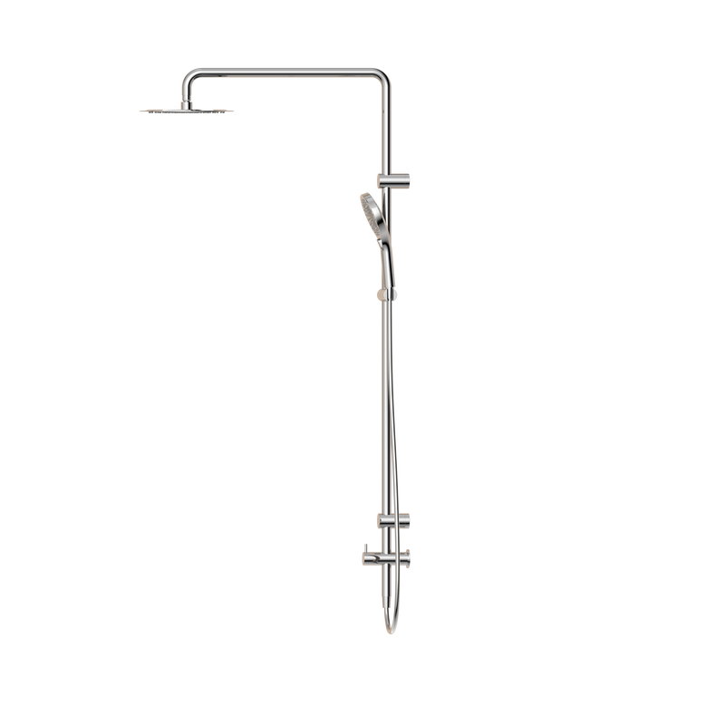 Mecca Care 25mm Grab Rail 900mm Twin Shower Set Chrome