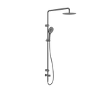 Mecca Care 25mm Grab Rail 900mm Twin Shower Set Gun Metal