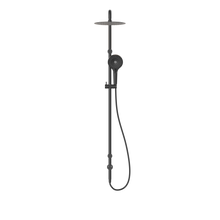 Mecca Care 25mm Grab Rail 900mm Twin Shower Set Matte Black
