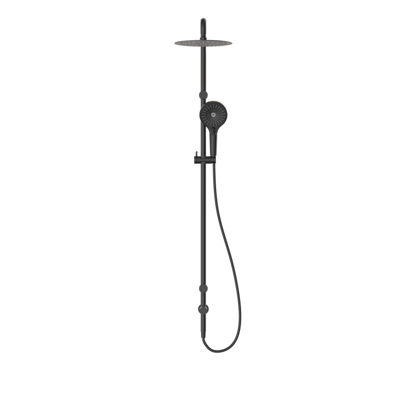 Mecca Care 25mm Grab Rail 900mm Twin Shower Set Matte Black